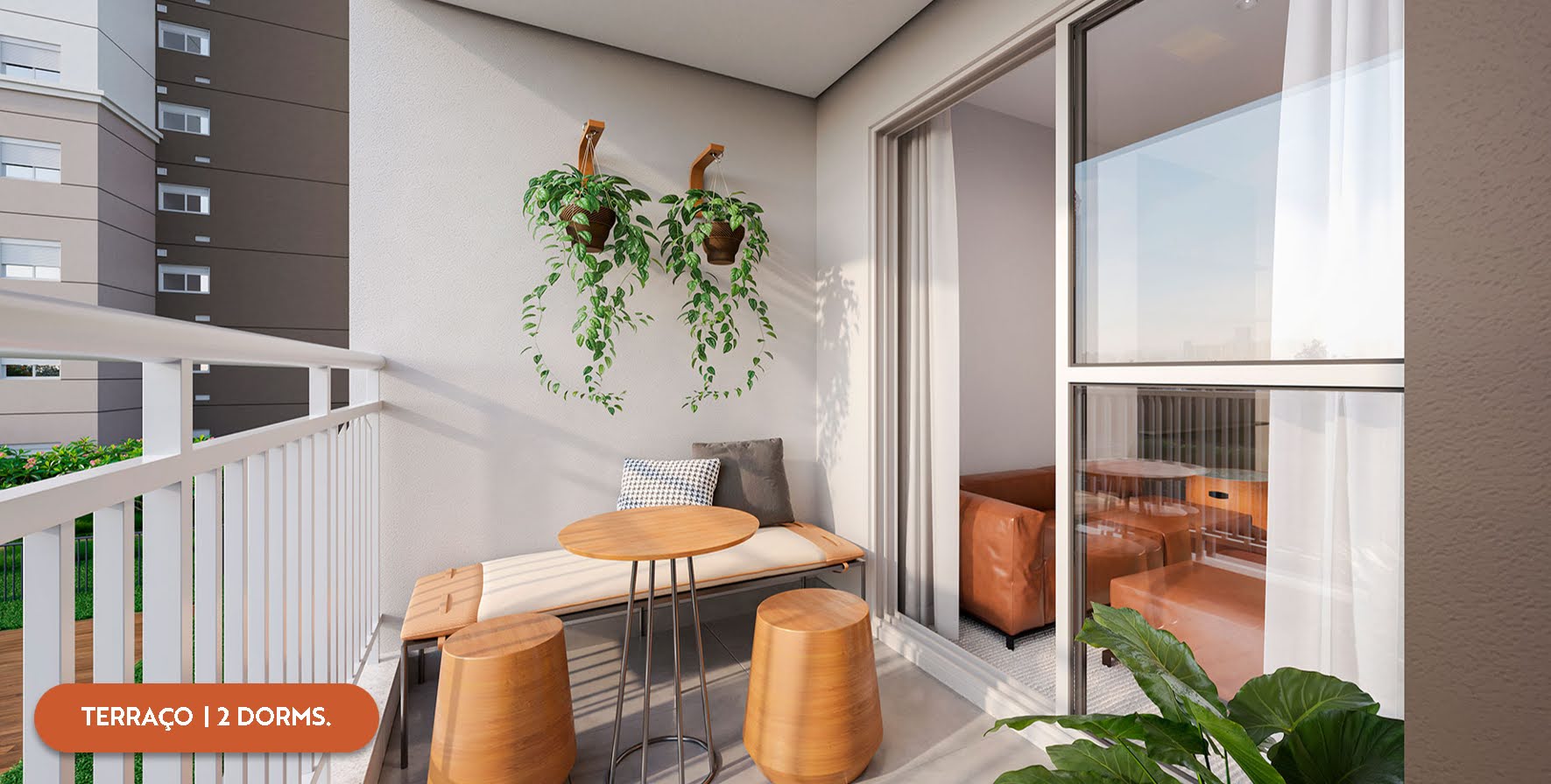 Terraço - 2 Dormitórios